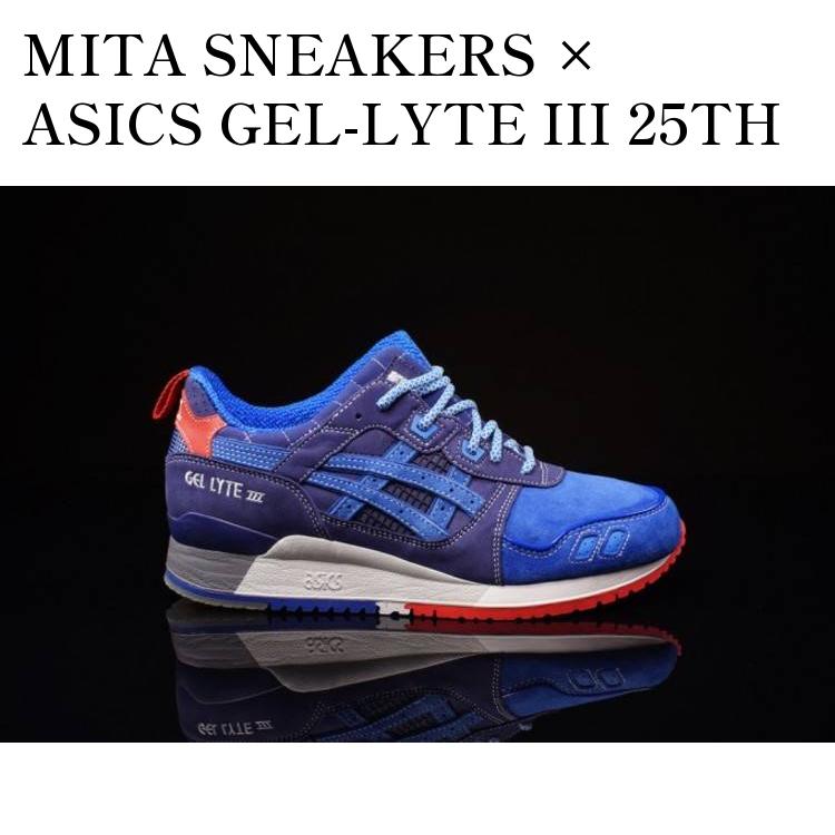 ڤ󤻾ʡMITA SNEAKERS  ASICS GEL-LYTE III 25TH ANNIV. TRICO NAVY/BLUE-RED-WHITE ߥ ˡ  å 饤 3 25th ˥С꡼ ȥꥳ ͥӡ/֥롼 å ۥ磻 H50RK-5042