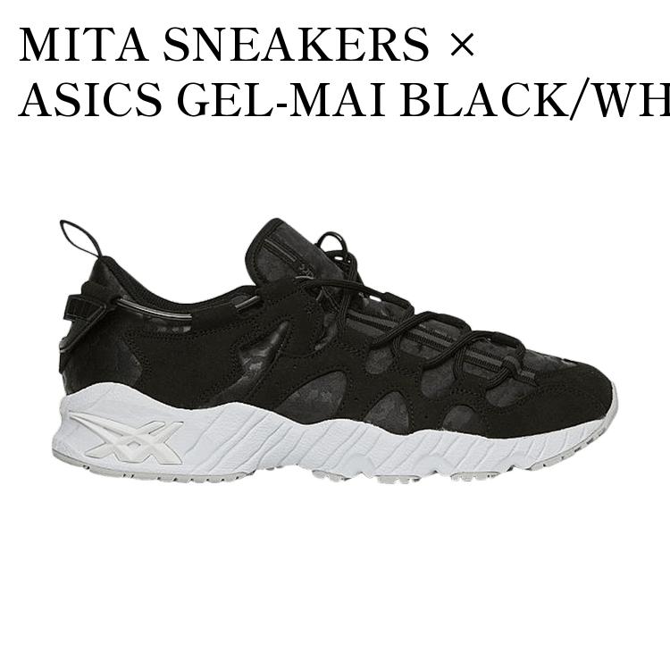 ڤ󤻾ʡMITA SNEAKERS  ASICS GEL-MAI BLACK/WHITE ߥ ˡ  å ޥ ֥å/ۥ磻 HQ711-9090