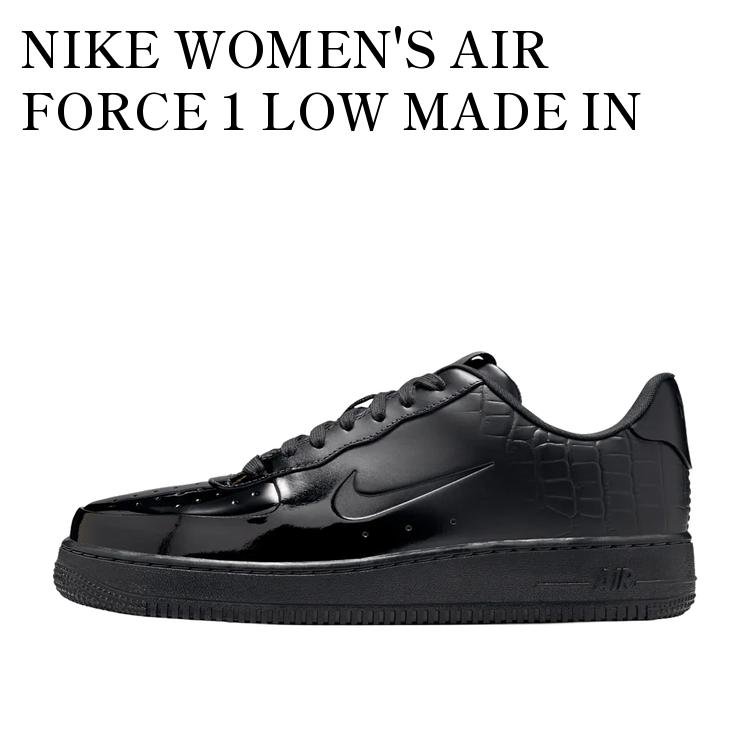 乐天商城 - 【お取り寄せ商品】NIKE WOMEN'S AIR FORCE 1 LOW MADE IN ITALY BLACK ナイキ ウィメンズ エアフォース1 ロー メイドイン イタリー ブラック IF3201-001 メンズ レディース 人気 おしゃれ