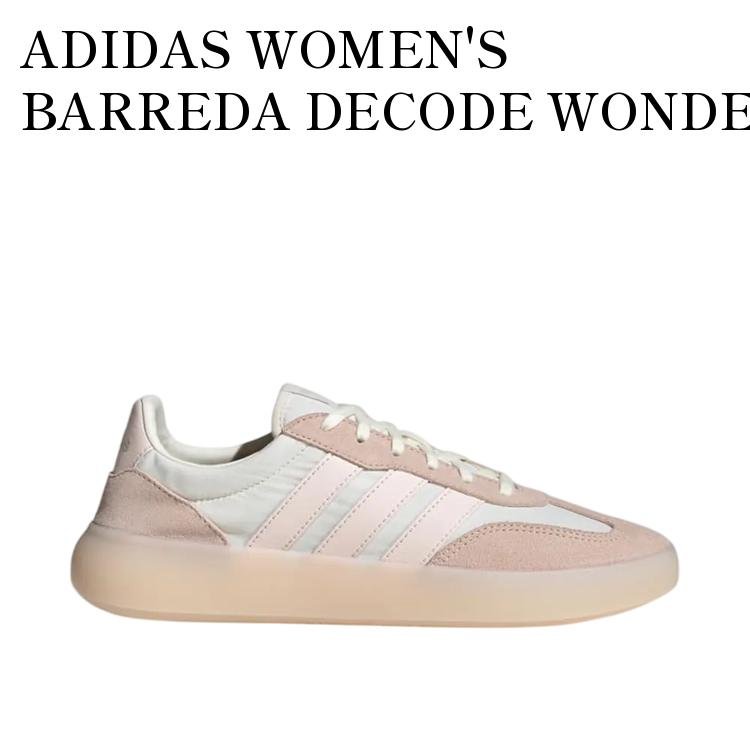 Rakuten - 【お取り寄せ商品】ADIDAS WOMEN'S BARREDA DECODE WONDER QUARTZ/OFF WHITE アディダス ウィメンズ バレダ デコード ワンダークォーツ/オフホワイト JI2322 メンズ レディース 人気 おしゃれ