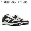 【海外限定 お取り寄せ商品】NIKE DUNK MID CANVAS PANDA DV0830-102 メンズ レディース