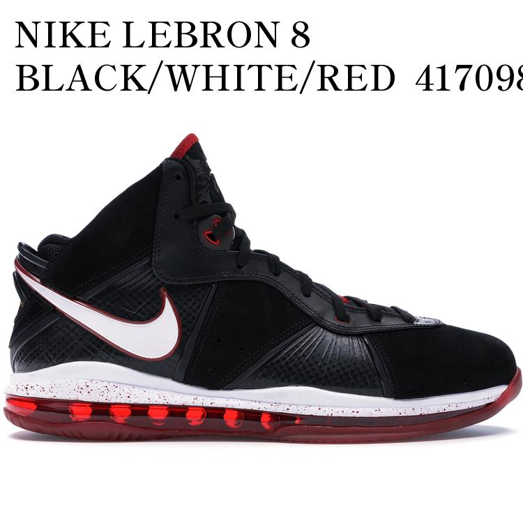 樂天商城 - 【海外限定 お取り寄せ商品】NIKE LEBRON 8 BLACK/WHITE/RED 417098-002 メンズ レディース 人気 おしゃれ