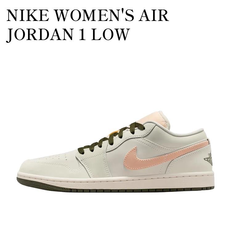 NIKE WOMEN'S AIR JORDAN 1 LOW SAIL/CRIMSON TINT ナイキ ウィメンズ エアジョーダン1 ロー セイル/クリムゾンティント DC0774-111 メンズ レディース 人気 おしゃれ