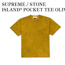 【お取り寄せ商品】SUPREME / STONE ISLAND® POCKET TEE OLIVE シュプリーム ストーン アイランド ポケット Tシャツ オリーブ