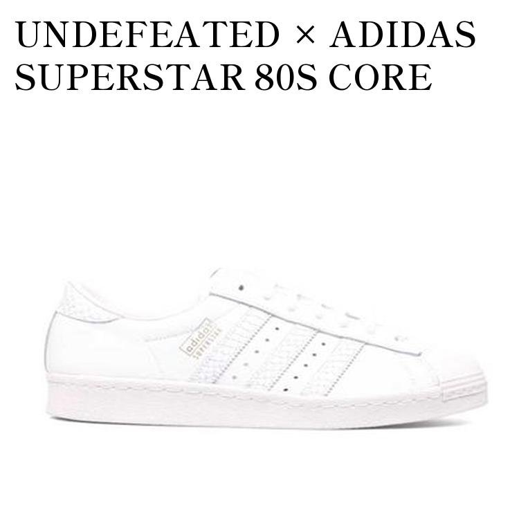 樂天商城 - 【お取り寄せ商品】UNDEFEATED × ADIDAS SUPERSTAR 80S CORE BLACK/CORE BLACK/CORE WHITE アンディフィーテッド × アディダス スーパースター 80s コア ブラック/コア ブラック/コア ホワイト B34077 メンズ レディース 人気 おしゃれ