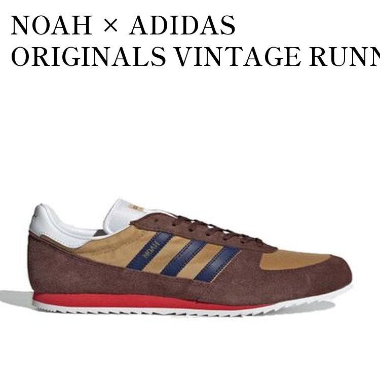 NOAH × ADIDAS ORIGINALS VINTAGE RUNNER CUSTOMIZE/DARK BULE/ RUSH RED ノア × アディダス オリジナルス ヴィンテージ ランナー カスタマイズ/ダークブルー/ラッシュレッド GZ6607 メンズ レディース 人気 おしゃれ