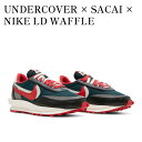 【お取り寄せ商品】UNDERCOVER × SACAI × NIKE LD WAFFLE MIDNIGHT SPRUCE/PALE IVORY-DARK GREY-UNIVERSITY RED アンダーカバー × サカイ ナイキ LDワッフル ミッドナイト スプルース/ペール アイボリー-ダーク グレー-ユニバーシティ レッド DJ4877-300