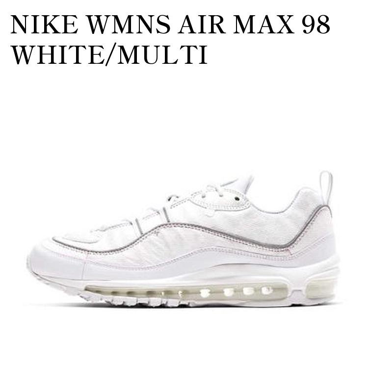 NIKE WMNS AIR MAX 98 WHITE/MULTI ナイキ ウィメンズ エアマックス98 ホワイト/マルチ CJ0634-101 メンズ レディース 人気 おしゃれ