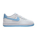 【海外限定 お取り寄せ商品】NIKE AIR FORCE 1 LOW WHITE AQUARIUS BLUE (GS) FV5948-107 メンズ レディース 人気 おしゃれ