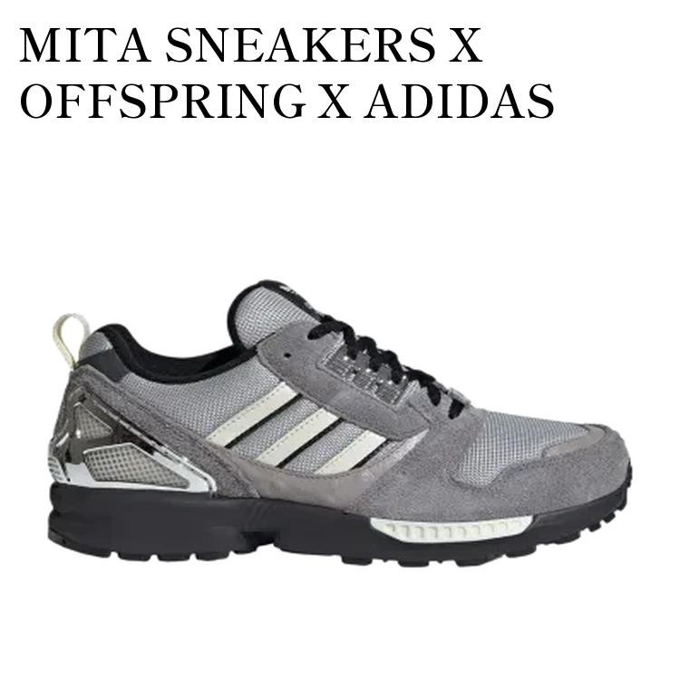 【お取り寄せ商品】MITA SNEAKERS X OFFSPRING X ADIDAS ORIGINALS ZX 8000 WHITE/GREY ミタスニーカーズ × オフスプリング × アディダスオリジナルス ZX8000 ホワイト/グレー IH4088 メンズ レディース 人気 おしゃれ