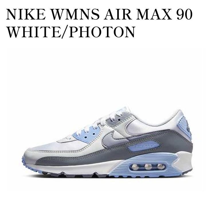 【お取り寄せ商品】NIKE WMNS AIR MAX 90 WHITE/PHOTON DUST/COBALT BLISS/WOLF GR...