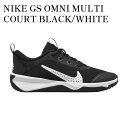 【お取り寄せ商品】NIKE GS OMNI MULTI COURT BLACK/WHITE ナイキ GS オムニ マルチコート ブラック/ホワイト (キッズ) ...