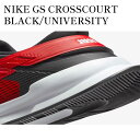 【お取り寄せ商品】NIKE GS CROSSCOURT BLACK/UNIVERSITY RED/WHITE ナイキ GS クロスコート ブラック/ユニバーシテ...