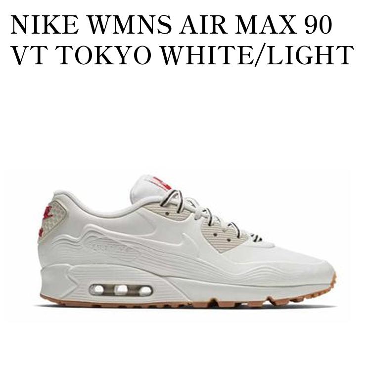 【お取り寄せ商品】NIKE WMNS AIR MAX 90 VT TOKYO WHITE/LIGHT BEIGE CHALK/VELVET BROWN/WHITE ナイ..
