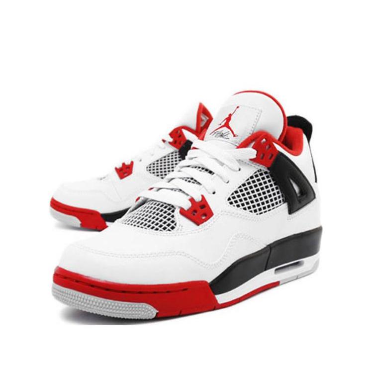【海外限定 お取り寄せ商品】JORDAN 4 RETRO FIRE RED (2012) (GS) 408452-110 メンズ レディース 人気 おしゃれ