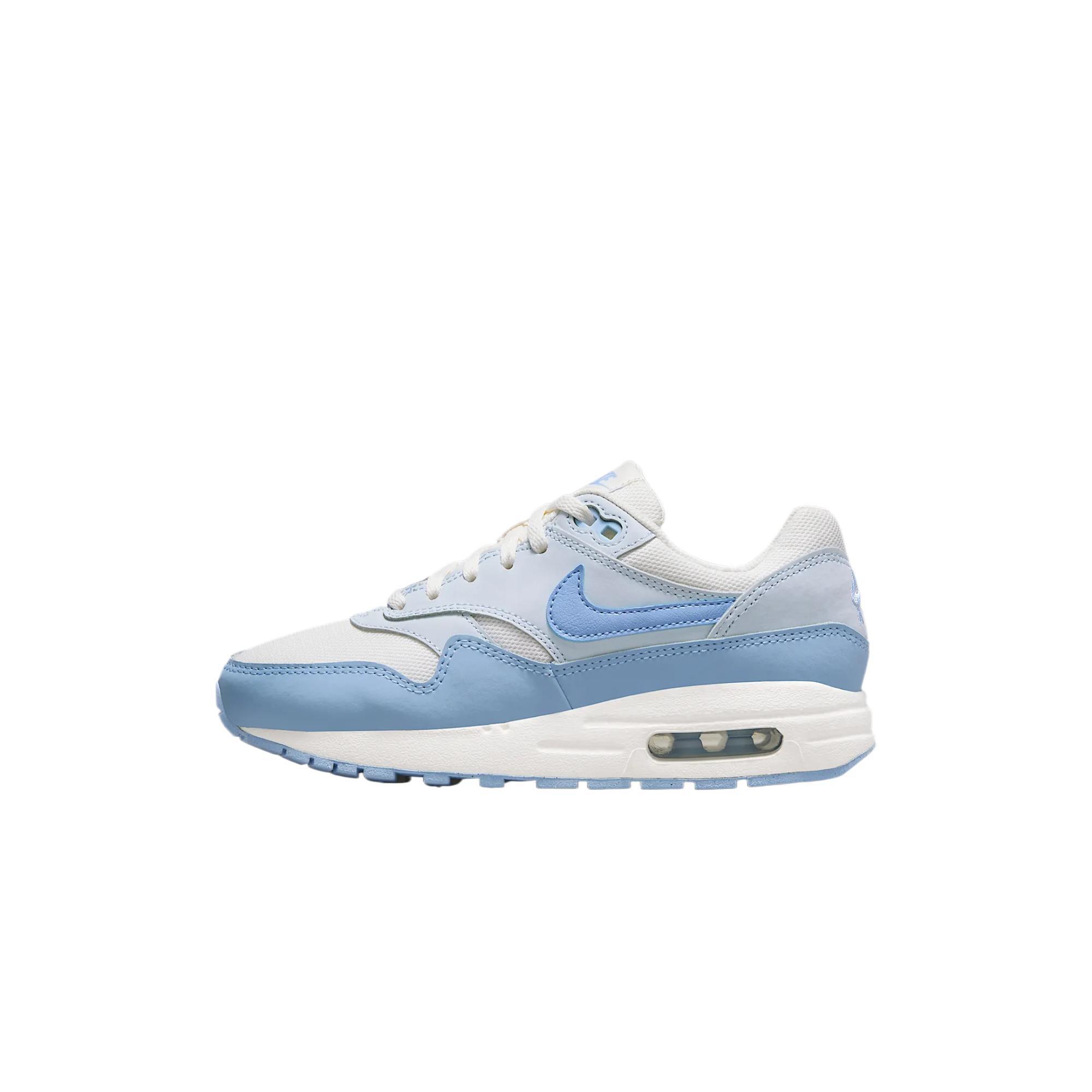【お取り寄せ商品】NIKE GS AIR MAX 1 SAIL/BLUE TINT/PSYCHIC BLUE ナイキ GS エアマックス1 セイル/ブルーティント/サイキックブルー (キッズ) DZ3307-116 メンズ レディース 人気 おしゃれ