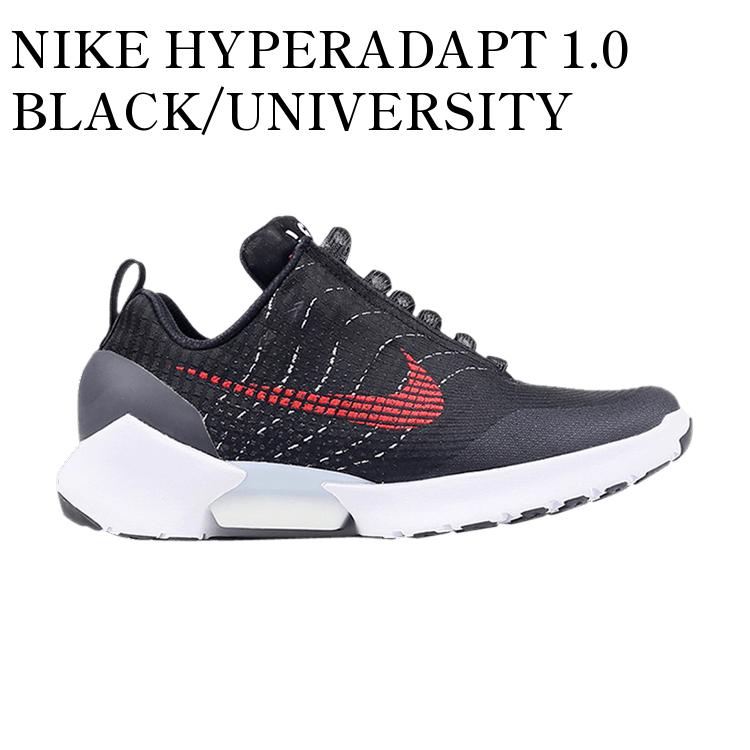 楽天RAISE【お取り寄せ商品】NIKE HYPERADAPT 1.0 BLACK/UNIVERSITY RED-WHITE ナイキ ハイパーアダプト 1.0 ブラック/ユニバーシティ レッド-ホワイト AH9389-001