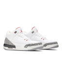 【海外限定 お取り寄せ商品】JORDAN 3 RETRO WHITE CEMENT (2011) (GS) 398614-105 メンズ レディース 人気 おし...