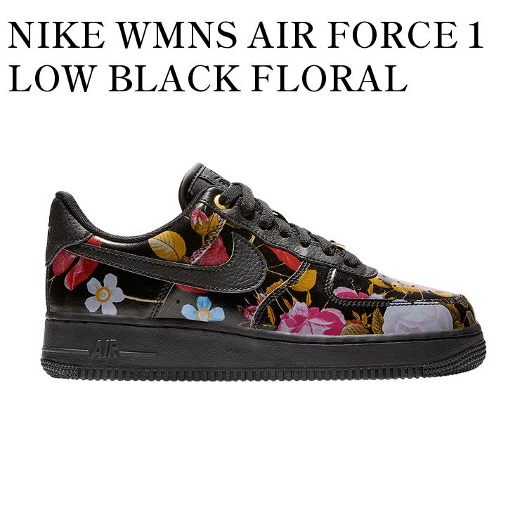 楽天RAISE【お取り寄せ商品】NIKE WMNS AIR FORCE 1 LOW BLACK FLORAL ナイキ ウィメンズ エアフォース1 ロー ブラック フローラル AO1017-002