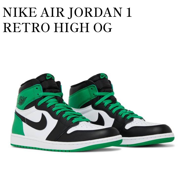 楽天RAISE【お取り寄せ商品】NIKE AIR JORDAN 1 RETRO HIGH OG CELTICS/BLACK AND LUCKY GREEN （2023） ナイキ エアジョーダン1 レトロ ハイ OG セルティックス/ブラック アンド ラッキーグリーン （2023） DZ5485-031