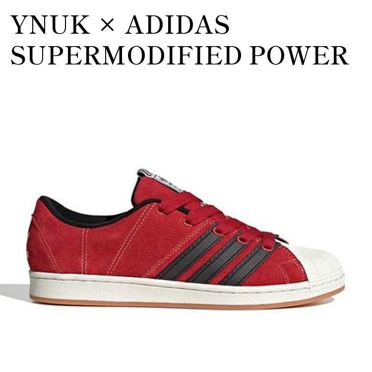 Rakuten - 【お取り寄せ商品】YNUK × ADIDAS SUPERMODIFIED POWER RED/CORE BLACK/OFF WHITE YNuK × アディダス スーパーモディファイド パワーレッド/コアブラック/オフホワイト IE2176 メンズ レディース 人気 おしゃれ