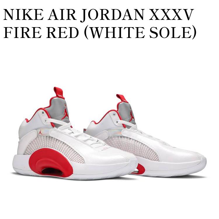 【お取り寄せ商品】NIKE AIR JORDAN XXXV FIRE RED (WHITE SOLE) ナイキ エアジョーダン35 ファイアレッド (ホワイトソール) CQ4228-100