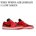 【お取り寄せ商品】NIKE WMNS AIR JORDAN 1 LOW SIREN RED/BLACK/GOLD ナイキ ウィメンズ エアジョーダン 1 ロー 