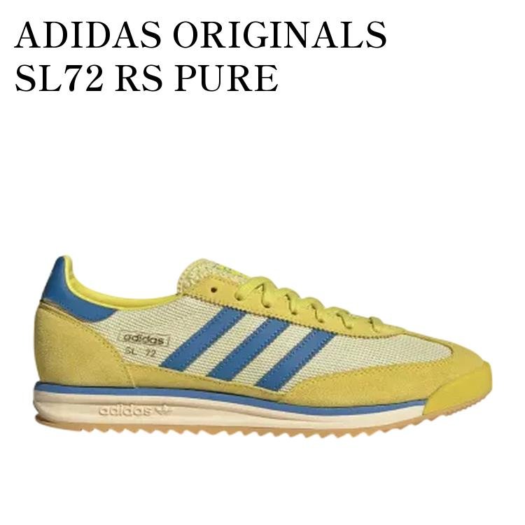 ADIDAS - 【お取り寄せ商品】ADIDAS ORIGINALS SL72 RS PURE SULFUR/FOCUS BLUE/POWDER YELLOW アディダスオリジナルス SL72 RS ピュアサルファー/フォーカスブルー/パウダーイエロー JH5101 メンズ レディース 人気 おしゃれ