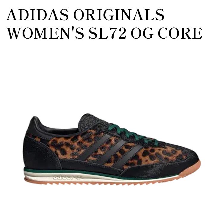 【お取り寄せ商品】ADIDAS ORIGINALS WOMEN'S SL72 OG CORE BLACK/OFF WHITE/COLLEGIATE GREEN アディダスオリジナルス ウィメンズ SL72 OG コアブラック/オフホワイト/カレッジグリーン JI0187 メンズ レディース 人気 おしゃれ