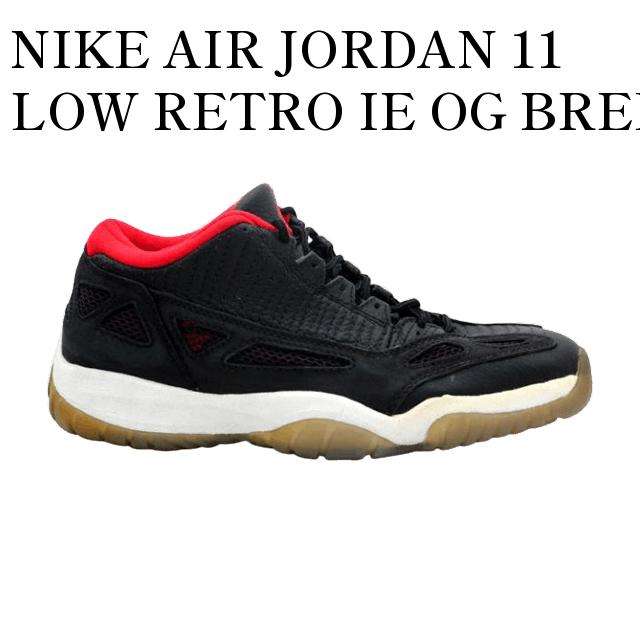 楽天RAISE【お取り寄せ商品】NIKE AIR JORDAN 11 LOW RETRO IE OG BRED （1996） ナイキ エアジョーダン11 ロー レトロ IE OG ブレッド （1996） 130270-001