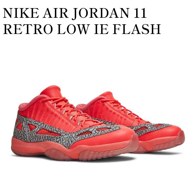 【お取り寄せ商品】NIKE AIR JORDAN 11 RETRO LOW IE FLASH CRIMSON ナイキ エアジョーダン11 レトロ ロー IE フラッシュ クリムゾン 919712-600