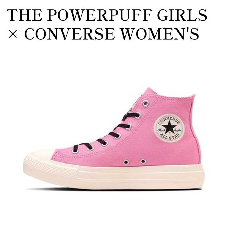 [주문 상품] THE POWERPUFF GIRLS × CONVERSE WOMEN 'S ALL STAR LIGHT PLTS HI BLOSSOM 파워 퍼프 걸즈 × 컨버스 여성 올스타 라이트 PLTS 하이 블로섬 31312540 맨즈 레이디스 인기