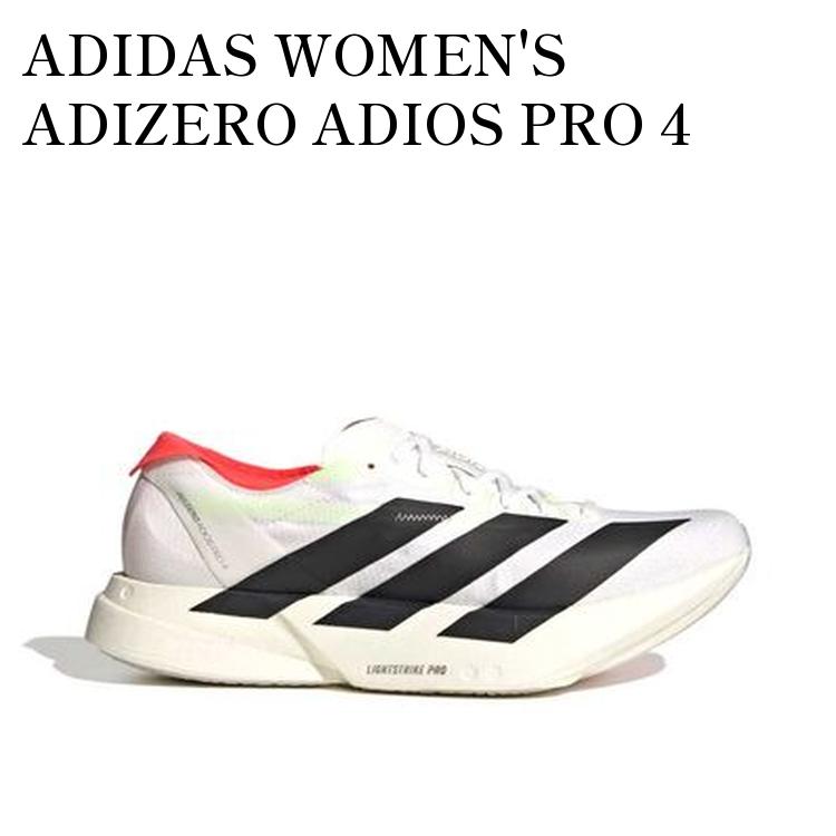 限定モデル adidas originals アディダス オリジナルス スニーカー 【お取り寄せ商品】ADIDAS WOMEN'S ADIZERO ADIOS PRO 4 FOOTWEAR WHITE/CORE BLACK/SILVER METALLIC アディダス ウィメンズ アディゼロ アディオス プロ4 フットウェアホワイト/コアブラック/シルバーメタリック JR1163 メンズ レディース 人気 おしゃれ