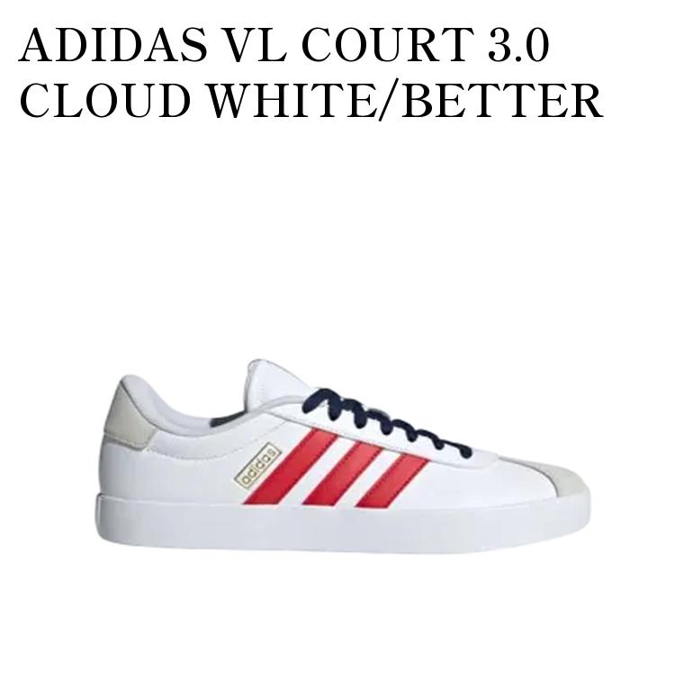ڤ󤻾ʡADIDAS VL COURT 3.0 CLOUD WHITE/BETTER SCARLET/TEAM NAVY BLUE 2 ǥ VL 3.0 饦ɥۥ磻/٥å/ͥӡ֥롼2 IF4464  ǥ ͵ 