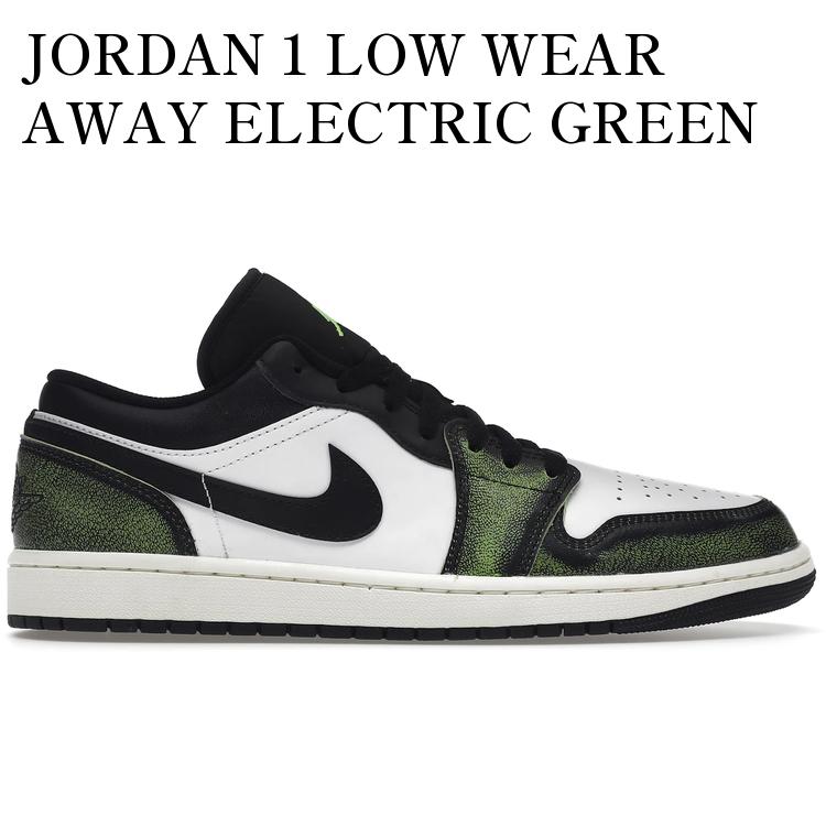 �ڳ������� �����󤻾��ʡ�JORDAN 1 LOW WEAR AWAY ELECTRIC GREEN ���硼���� 1 ���� ������ �������� ���쥯�ȥ�å���...
