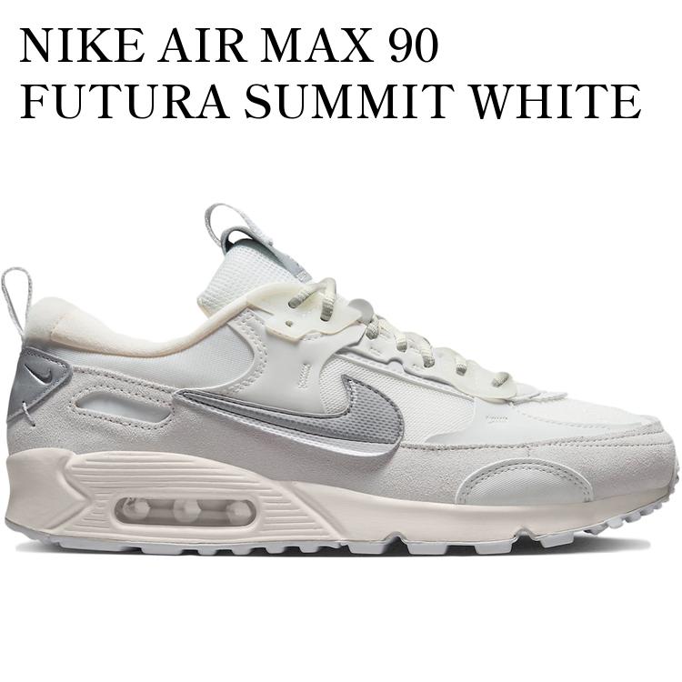 乐天商城 - 【海外限定 お取り寄せ商品】NIKE AIR MAX 90 FUTURA SUMMIT WHITE METALLIC SILVER (WOMEN'S) FB1877-110 メンズ レディース 人気 おしゃれ