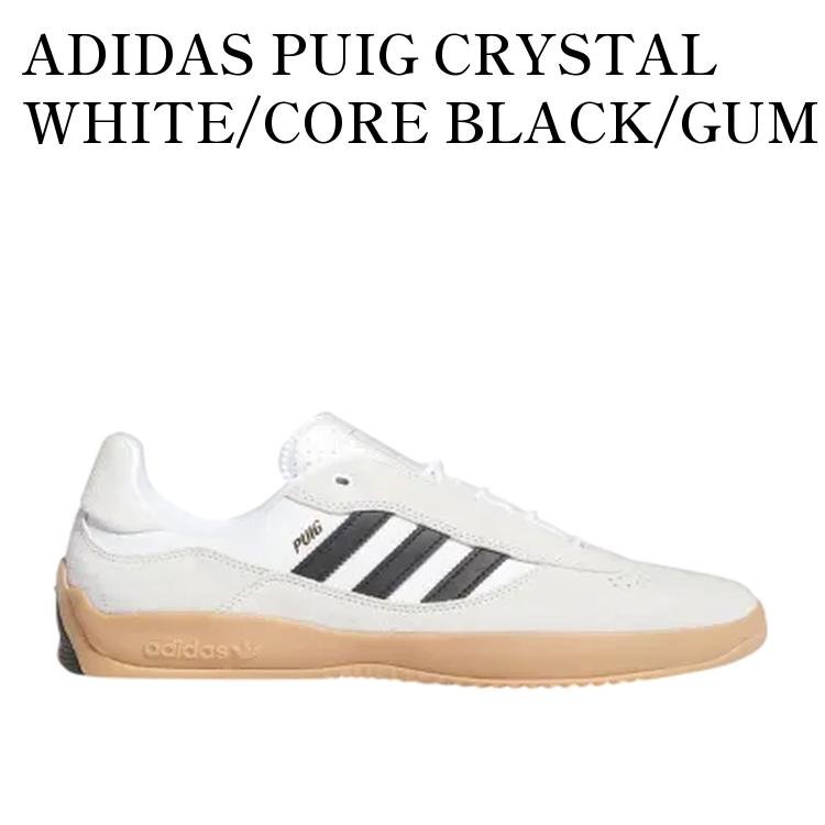 乐天商城 - 【お取り寄せ商品】ADIDAS PUIG CRYSTAL WHITE/CORE BLACK/GUM アディダス プイグ クリスタルホワイト/コアブラック/ガム IF4632 メンズ レディース 人気 おしゃれ