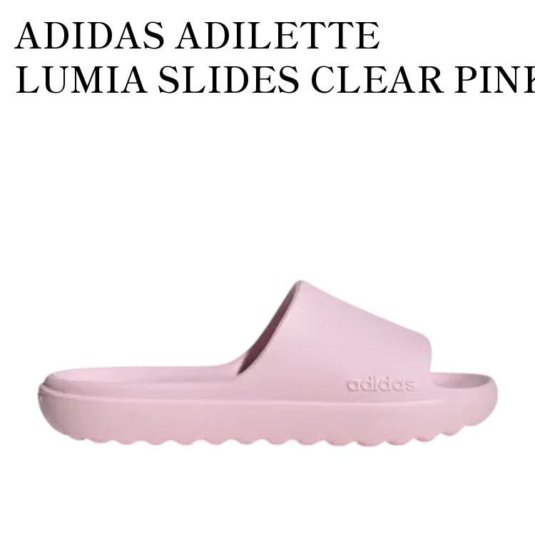 乐天商城 - 【お取り寄せ商品】ADIDAS ADILETTE LUMIA SLIDES CLEAR PINK アディダス アディレッタ ルミア スライド クリアピンク JQ7460 メンズ レディース 人気 おしゃれ