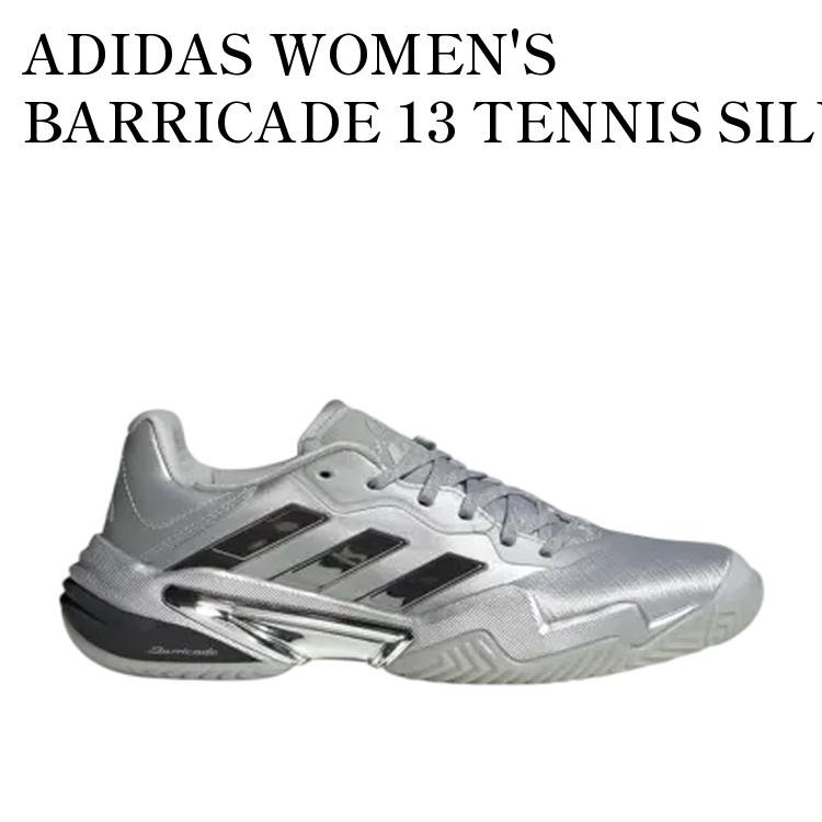 �ڤ����󤻾��ʡ�ADIDAS WOMEN'S BARRICADE 13 TENNIS SILVER METALLIC/SILVER METALLIC/DASH...