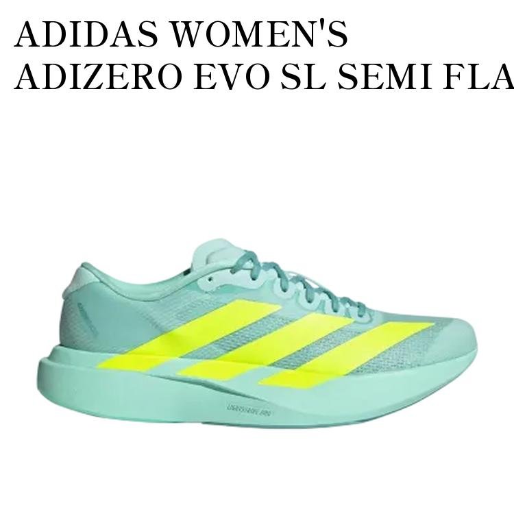 �ڤ����󤻾��ʡ�ADIDAS WOMEN'S ADIZERO EVO SL SEMI FLASH AQUA/LUCID LEMON/MINT TON ���ǥ���...