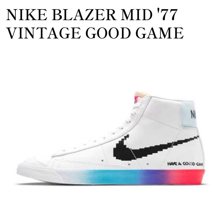 NIKE BLAZER MID '77 VINTAGE GOOD GAME ナイキ ブレーザー ミッド '77 ヴィンテージ グッド ゲーム DC3280-101 メンズ レディース 人気 おしゃれ