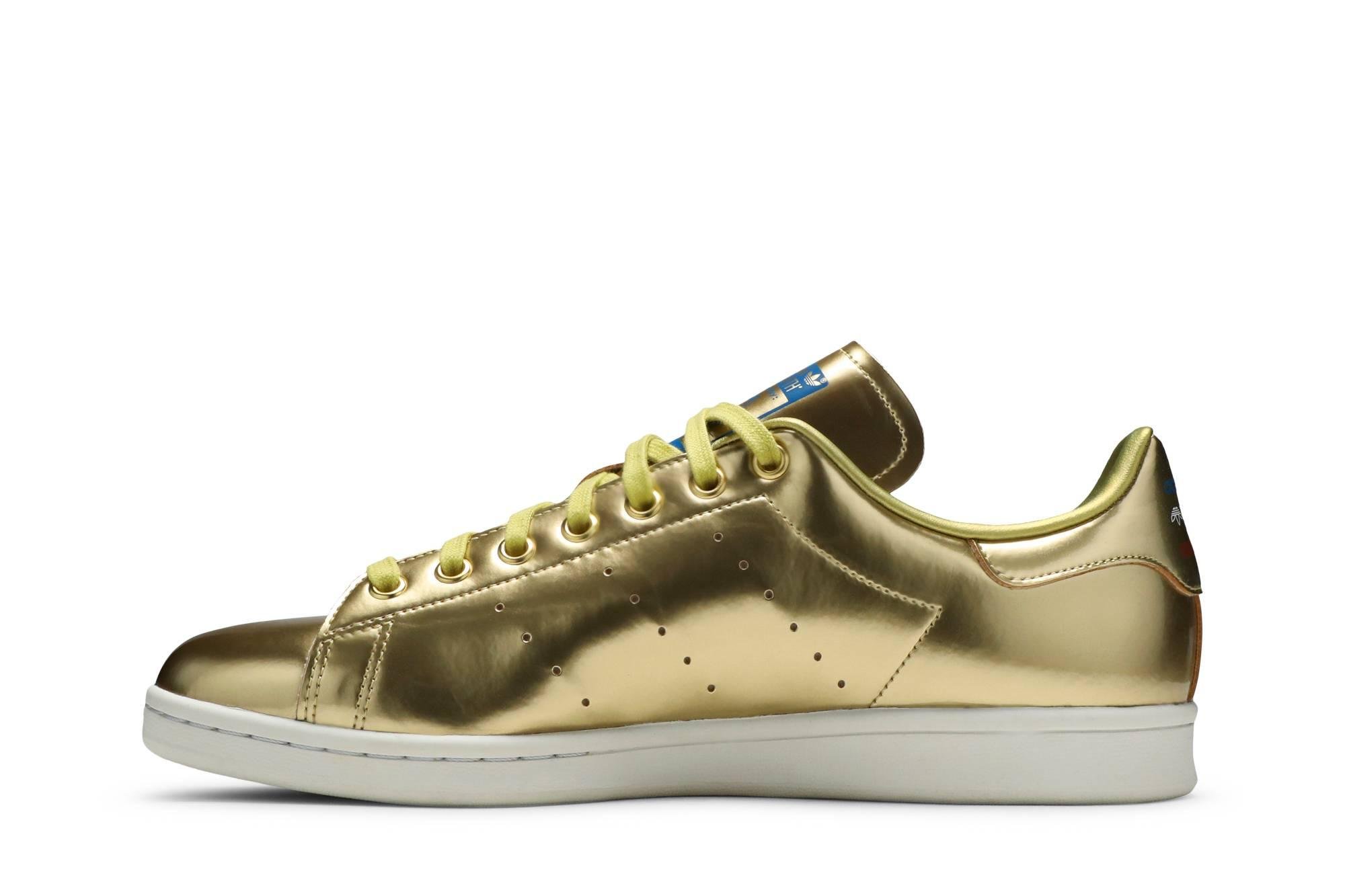 【お取り寄せ商品】ADIDAS STAN SMITH GOLD METALLIC (2019) アディダス スタンス...
