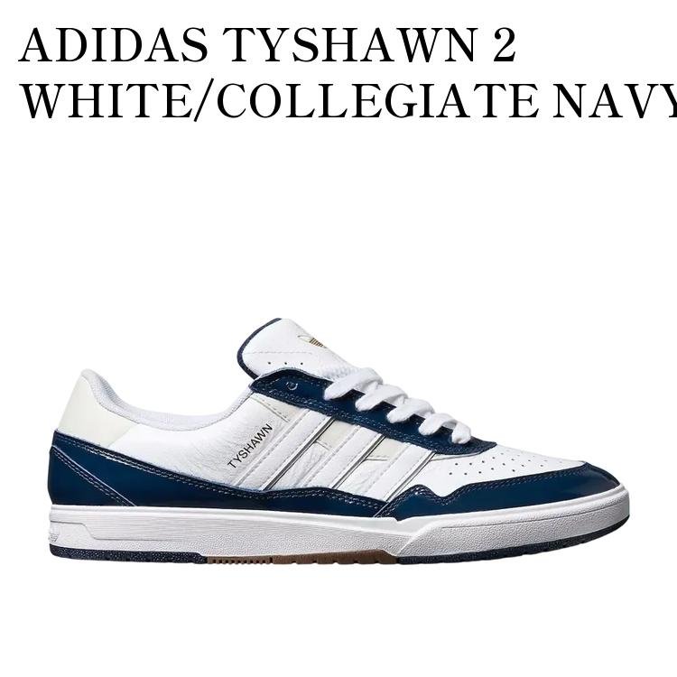 ADIDAS TYSHAWN 2 WHITE/COLLEGIATE NAVY アディダス タイショーン2 ホワイト/カレッジネイビー JQ1131 メンズ レディース 人気 おしゃれ