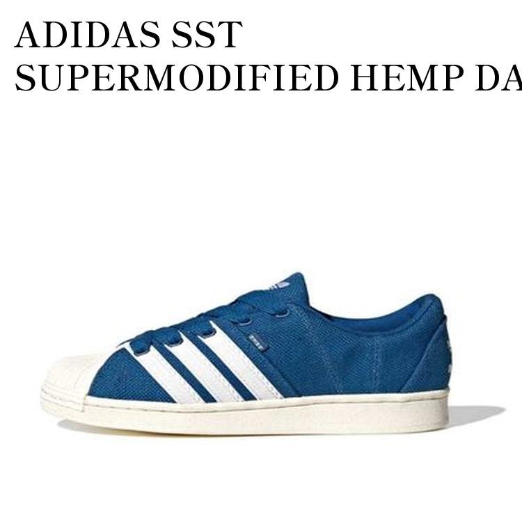ADIDAS SST SUPERMODIFIED HEMP DARK MARINES/FOOTWEAR WHITE アディダス SST スーパーモディファイド ヘンプ ダーク マリーン/フットウェア ホワイト FZ6368 メンズ レディース 人気 おしゃれ
