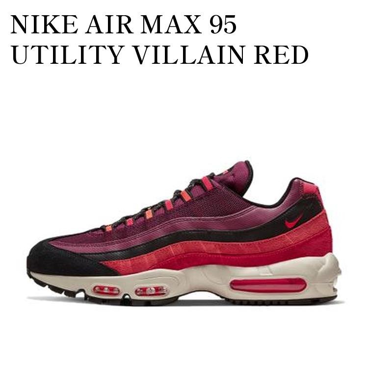 樂天商城 - 【お取り寄せ商品】NIKE AIR MAX 95 UTILITY VILLAIN RED ナイキ エアマックス95 ユーティリティ ビラン レッド CI3670-600 メンズ レディース 人気 おしゃれ