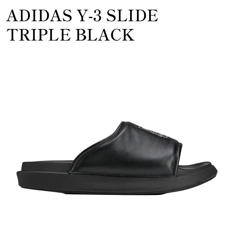 ADIDAS Y-3 SLIDE TRIPLE BLACK アディダス Y-3 スライド トリプルブラック KI4033 メンズ レディース 人気 おしゃれ