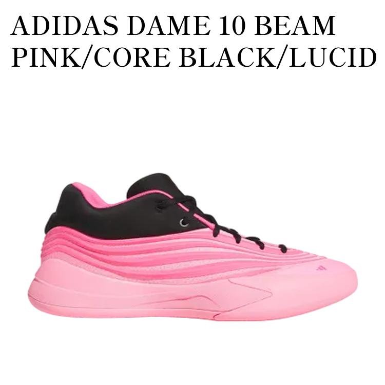 ADIDAS DAME 10 BEAM PINK/CORE BLACK/LUCID PINK アディダス デイム10 ビームピンク/コアブラック/ルシッドピンク KI5996 メンズ レディース 人気 おしゃれ
