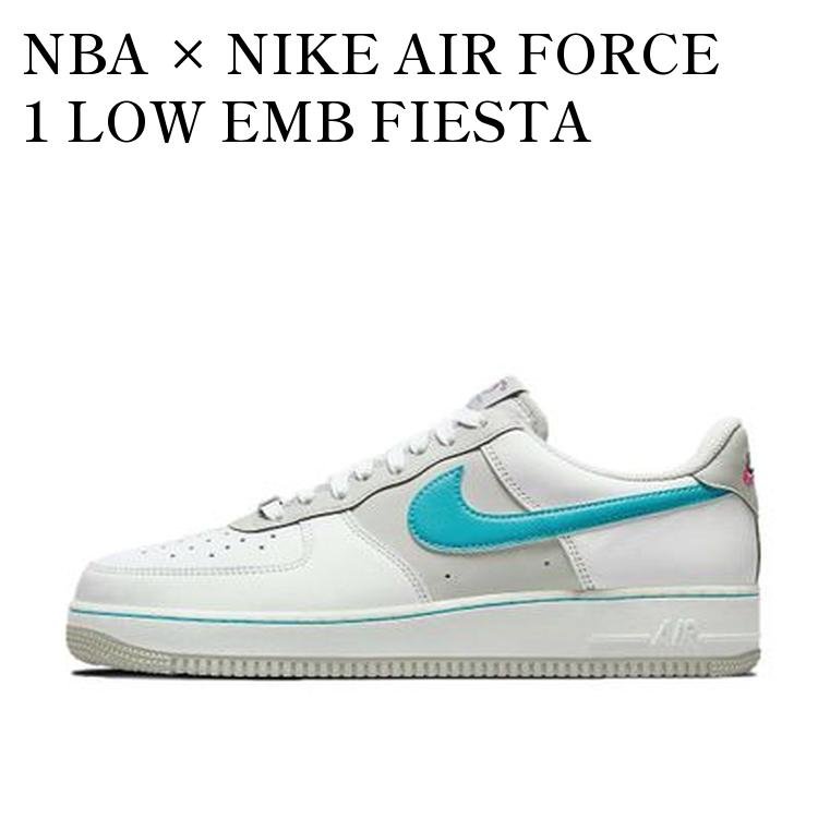 NBA × NIKE AIR FORCE 1 LOW EMB FIESTA NBA × ナイキ エアフォース1 ロー EMB フィエスタ DC8874-100 メンズ レディース 人気 おしゃれ
