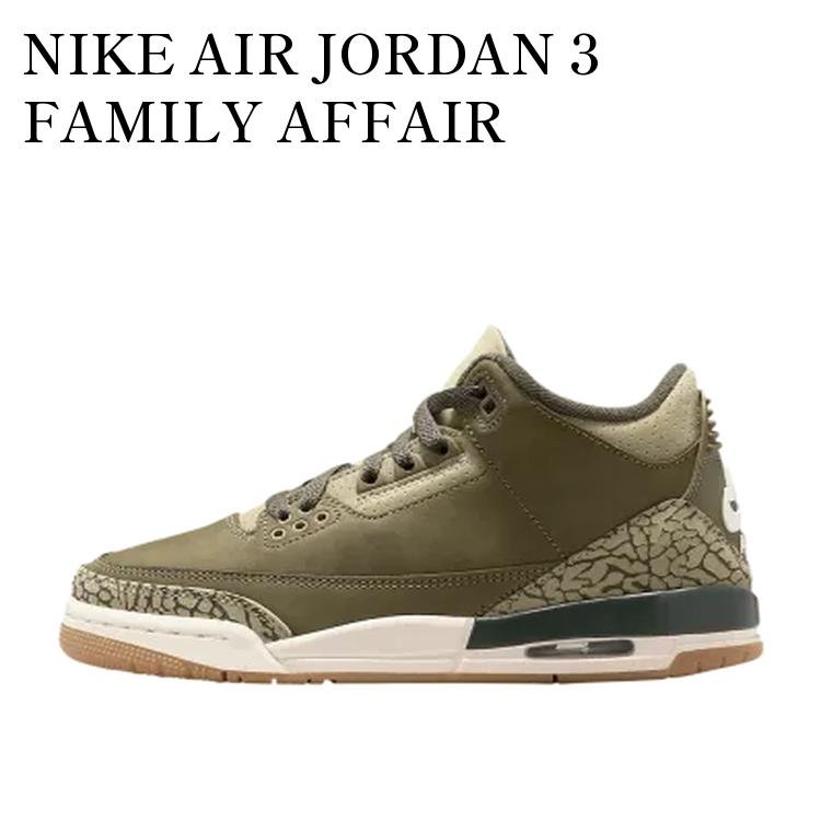 NIKE AIR JORDAN 3 FAMILY AFFAIR ナイキ エアジョーダン3 ファミリーアフィアー DN3707-202 メンズ レディース 人気 おしゃれ