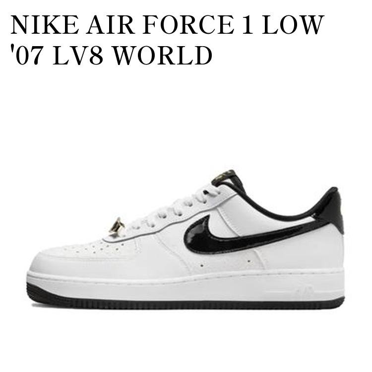 NIKE AIR FORCE 1 LOW '07 LV8 WORLD CHAMP/WHITE AND BLACK ナイキ エアフォース1 ロー '07 LV8 ワールド チャンプ/ホワイト アンド ブラック DR9866-100 メンズ レディース 人気 おしゃれ
